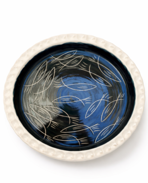 ΔΙΣΚΟΣ ΜΕ ΔΑΧΤΥΛΙΕΣ ΧΑΡΑΚΤΑ ΨΑΡΙΑ ΣΚΟΥΡΟ ΤΥΡΚΟΥΑΖ