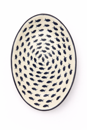 ΠΙΑΤΕΛΑ ΟΒΑΛ ΜΠΛΕ ΨΑΡΑΚΙΑ